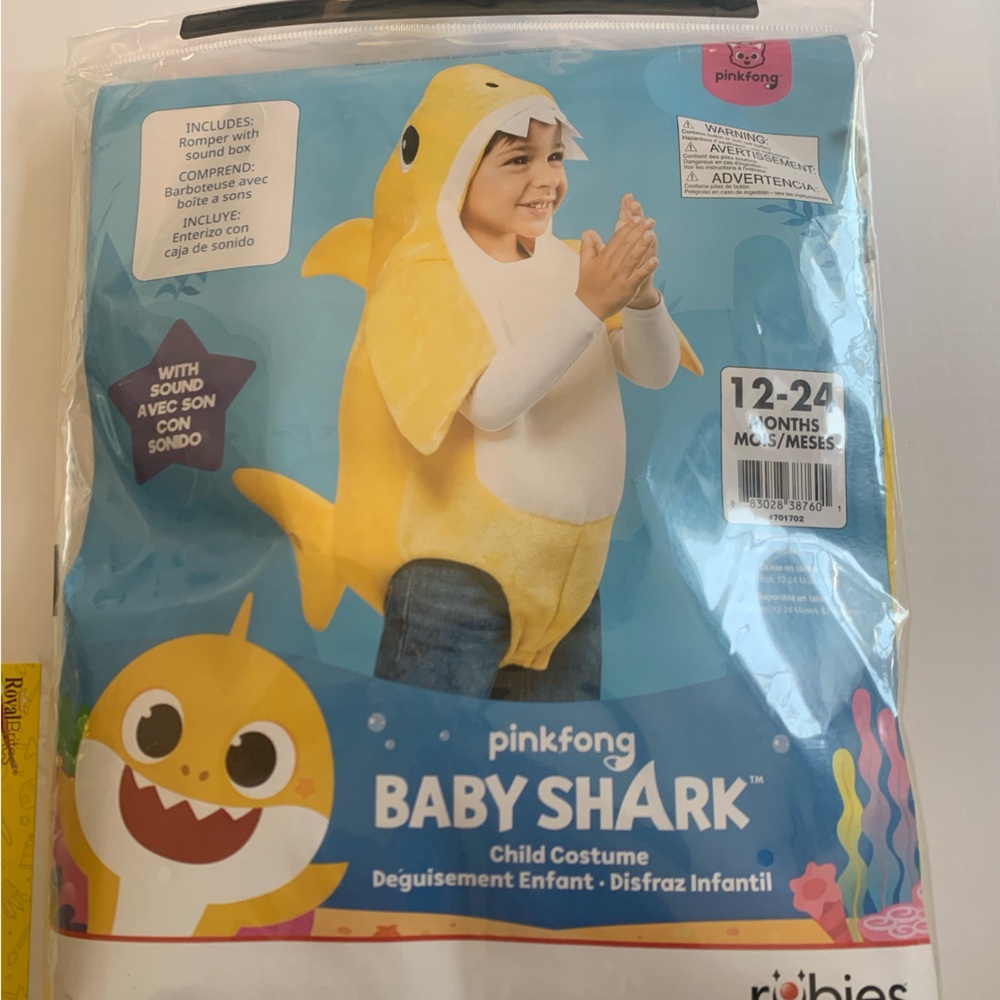 Baby Shark Toddler Halloween Costume